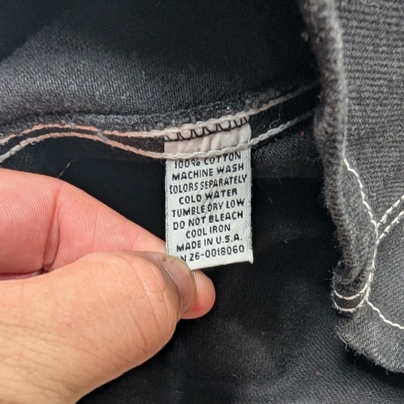 Vintage JNCO Vest Jacket Mens M Black Denim Streetwear Skater Baggy 90s Utility - Picture 7 of 9